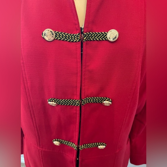 TAHARI military style jacket - Picture 6 of 8